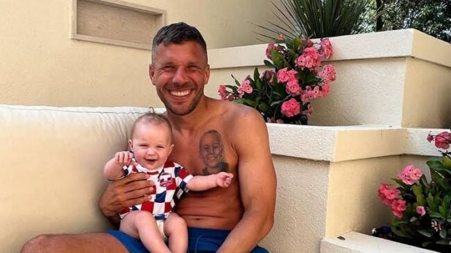 lukas podolski kinder lukas podolski kinder